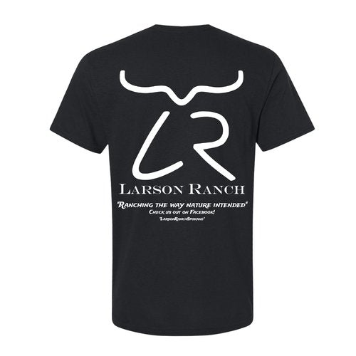 Larson Ranch short sleeve t-shirt with Logo back print
